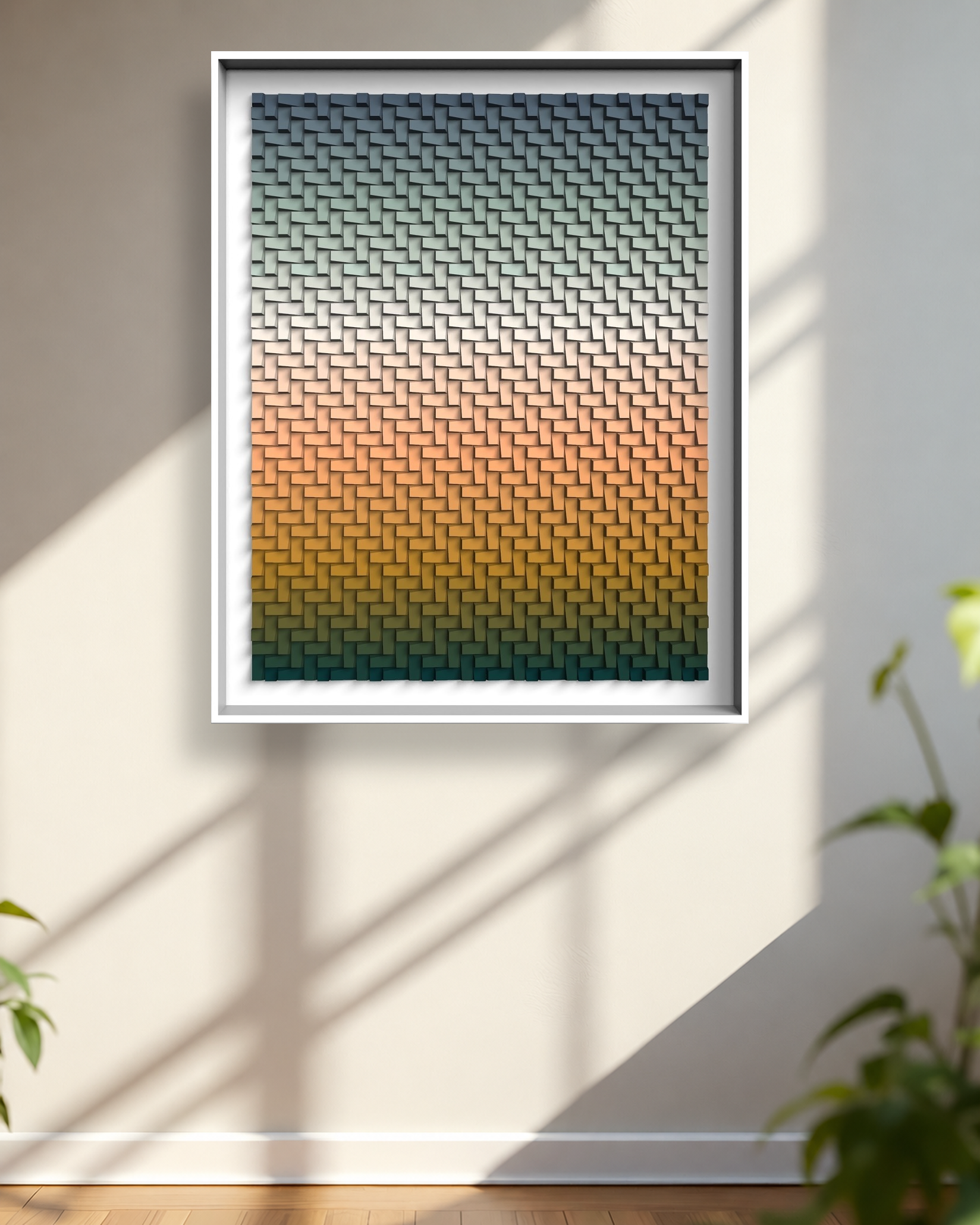 Behind the house · Room visualization