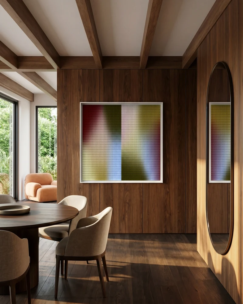 Two Views in a room visualization
